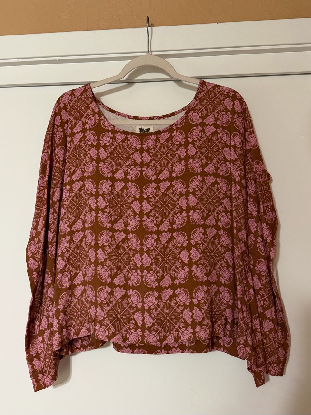 Eha Culture Hina Blouse in Rosewood